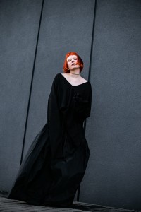 Spódnica "Rzeźbiarska forma" czarna